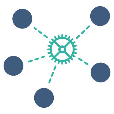 Dişli bağlantılar simgesini