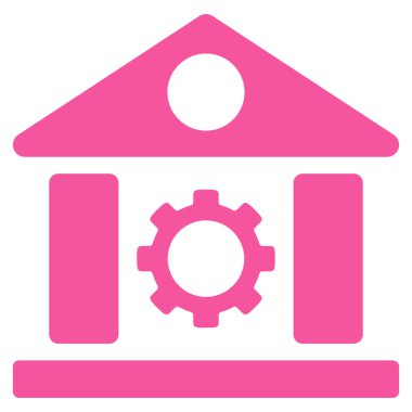 Fabrika düz simgesi