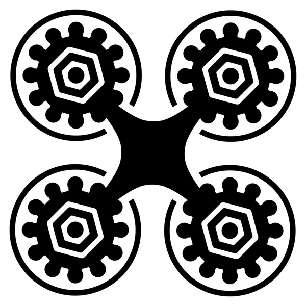 Levegő Drone Icon — Stock Fotó