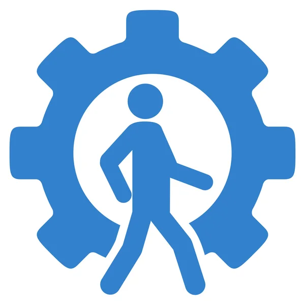 Developer Flat Icon — Stock Photo, Image