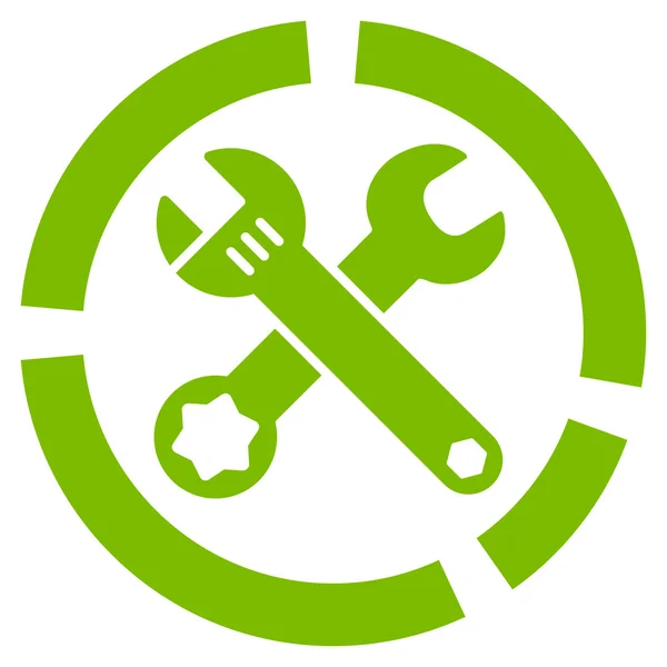 Icono del diagrama de herramientas — Foto de Stock