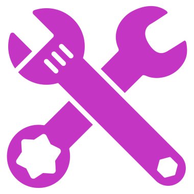 Düz İngiliz anahtarı simgesini