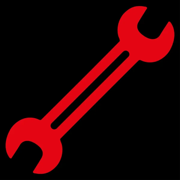 Wrench Flat Icon — Stock Vector