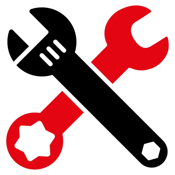 Llave Icono plano — Vector de stock