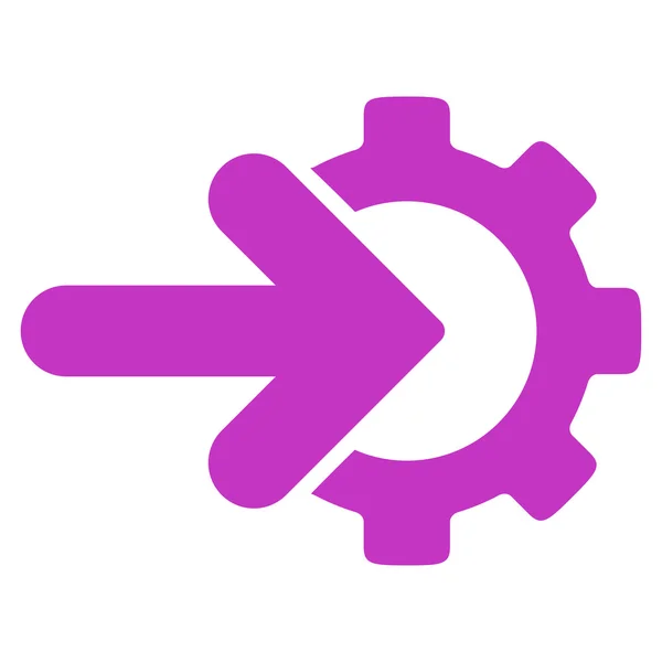 Integratie platte pictogram — Stockvector