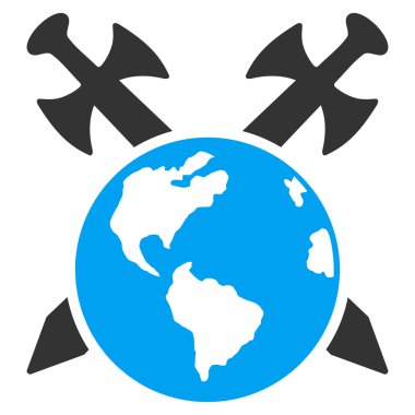 Dünya'ya kılıç simgesi