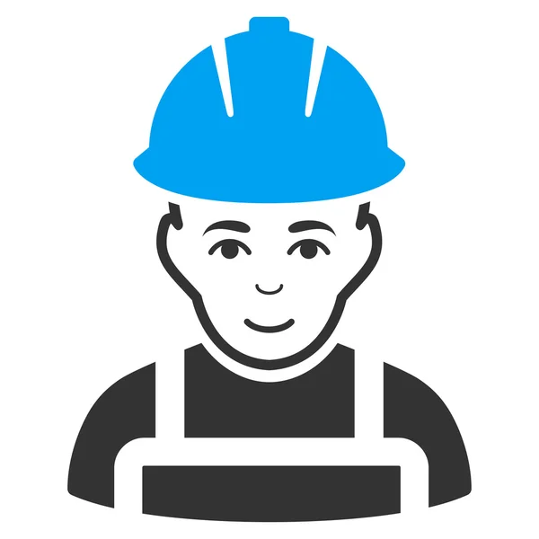 Glad Worker Icon — Stock Vector