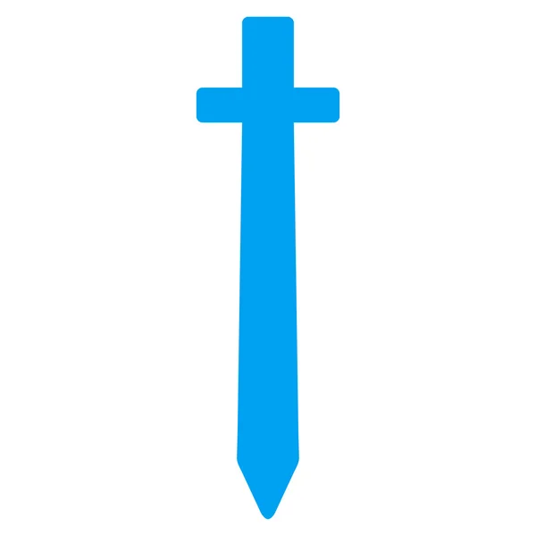 Symbolické meč ikona — Stockový vektor