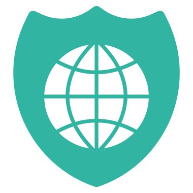 Küresel kalkan kutsal kişilerin resmi