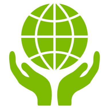 Küresel eller simgesini