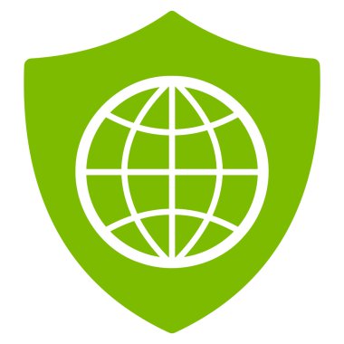 Küresel kalkan kutsal kişilerin resmi