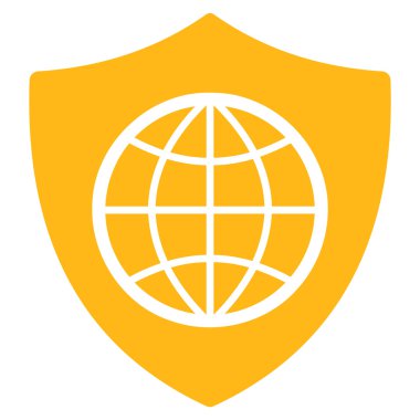 Küresel kalkan kutsal kişilerin resmi