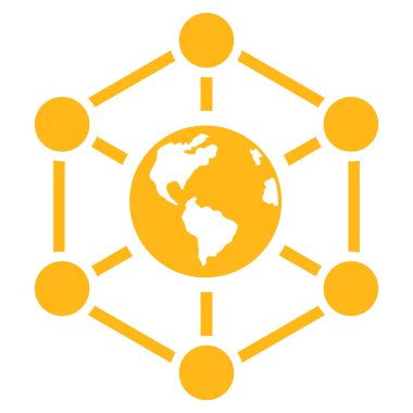 Dünya çapında Internet simgesi