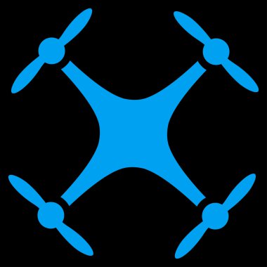 Airdrone düz simgesi