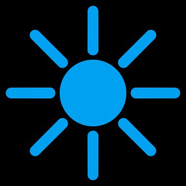 Parlaklık düz simgesi