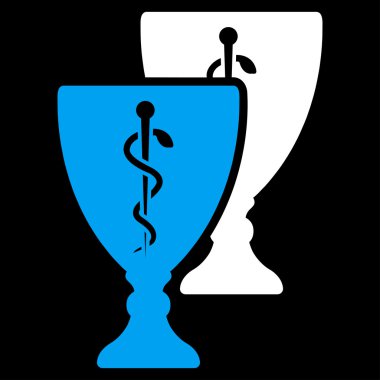 Tıbbi bardak simgesi