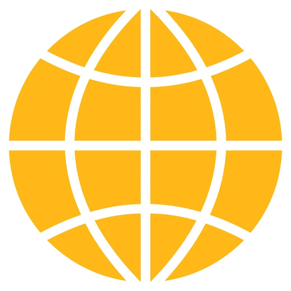 Planeta Globo icono — Vector de stock