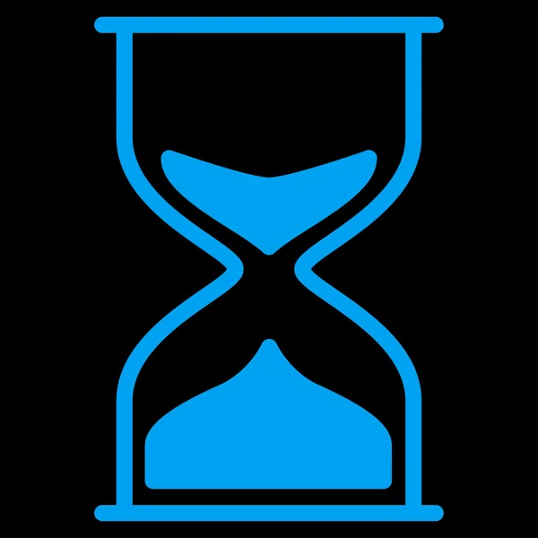 Plochý ikona přesýpacích hodin — Stockový vektor
