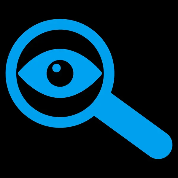 Investigar icono plano — Vector de stock