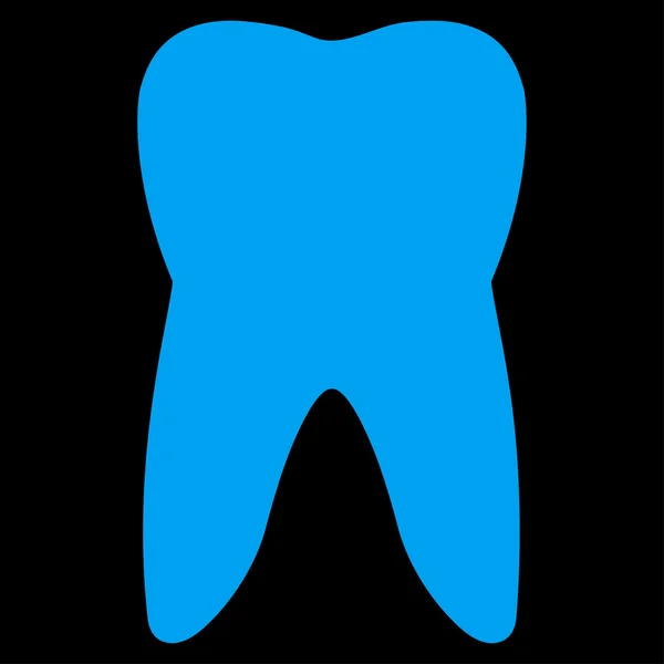 Ícone plana dente —  Vetores de Stock