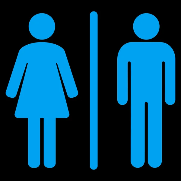 WC Flat pictogram — Stockvector