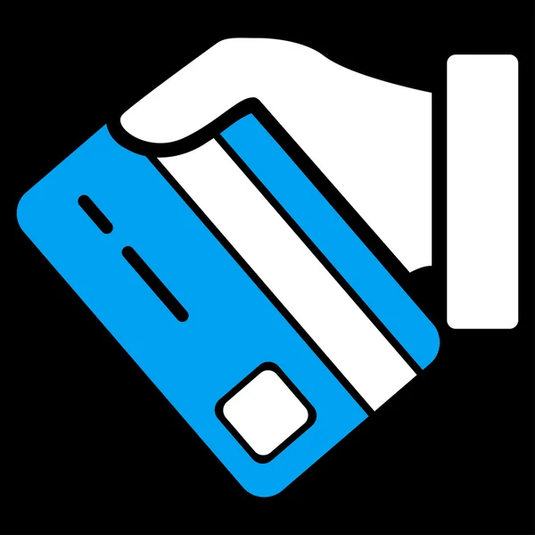 Icône de paiement par carte — Image vectorielle