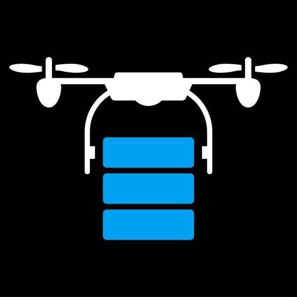 Cargo Drone Icon — Stock Vector