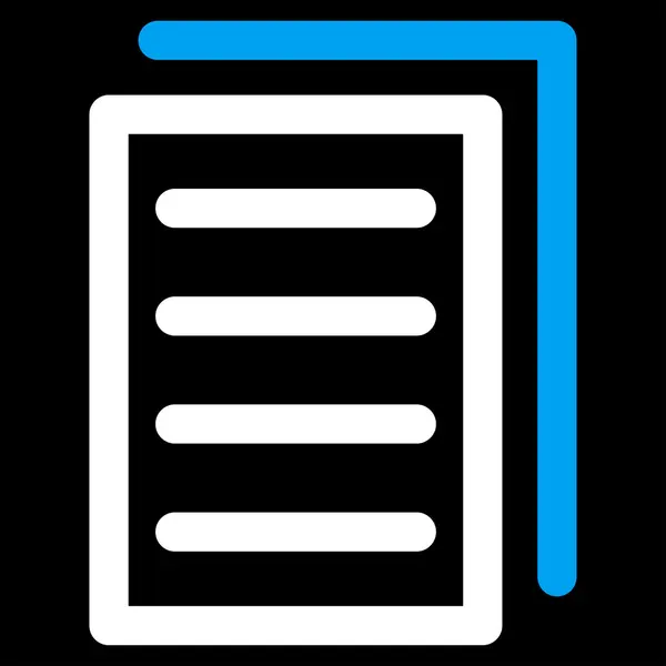 Kopiera dokument ikon — Stock vektor