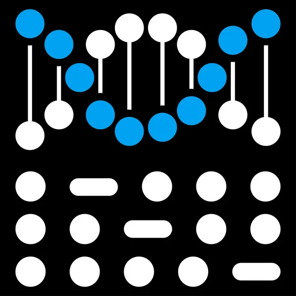 Genetische Code pictogram — Stockvector