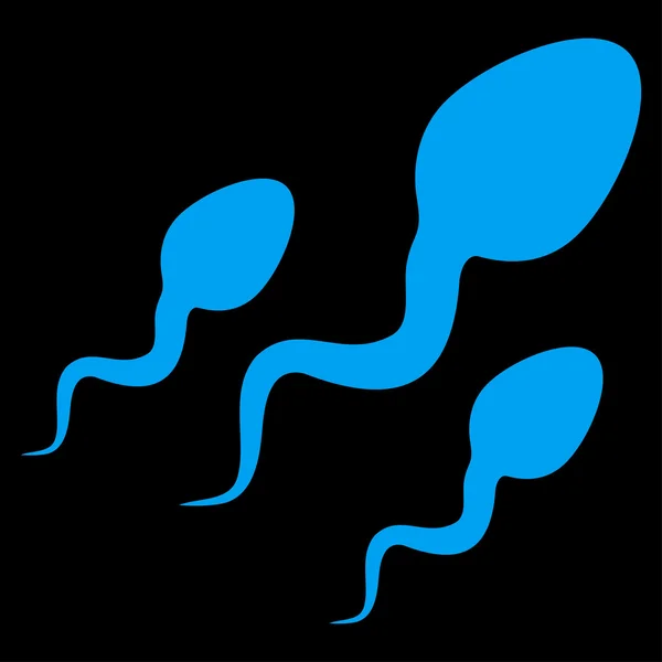 Sperm Flat Icon — Stock Vector
