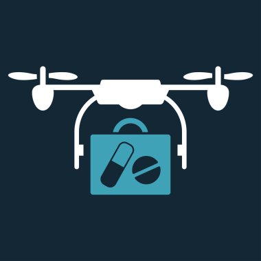 Tıbbi Drone Sevkiyat Simgesi