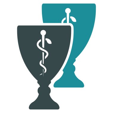 Tıbbi bardak simgesi