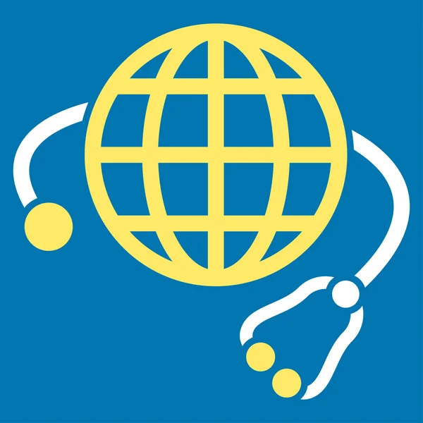 Global geneeskunde pictogram — Stockvector