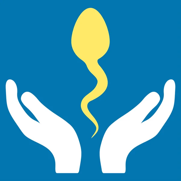 Icona per la cura dello sperma — Vettoriale Stock