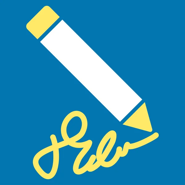 Écriture Icône crayon — Image vectorielle