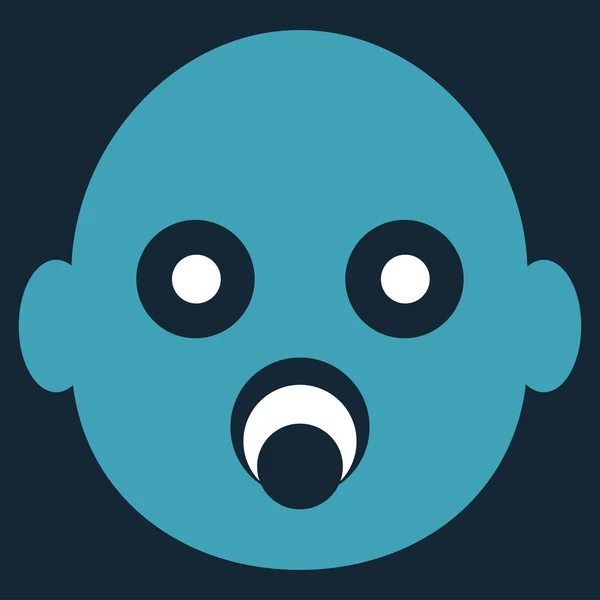 Dětské Head Icon — Stockový vektor