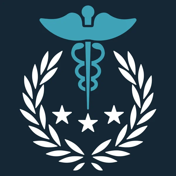 Ícone do logotipo caduceus — Vetor de Stock