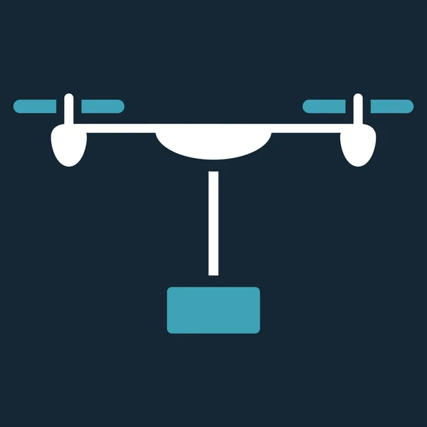 Drone transporten ikonen — Stock vektor