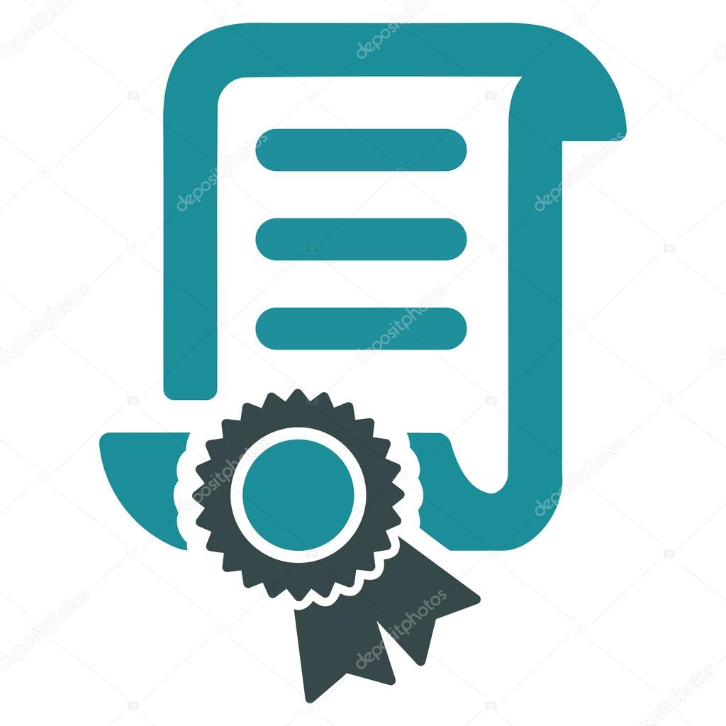 Certified Scroll Document Icon