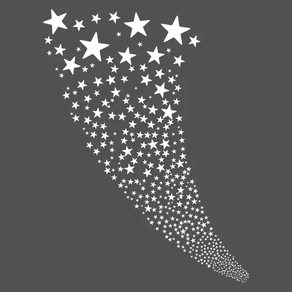 Star Fireworks Fountain — Stock Vector