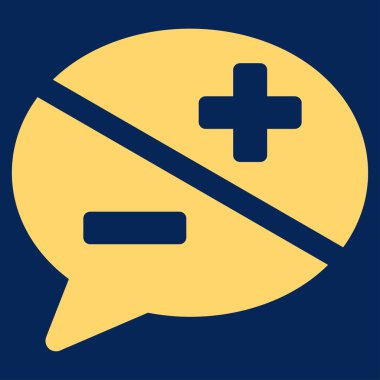 Bağımsız değişkenler düz simgesi