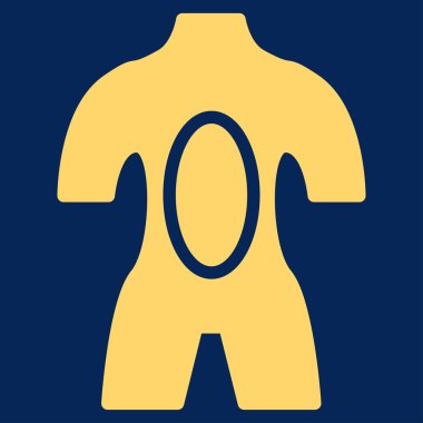 Anatomi düz simgesi