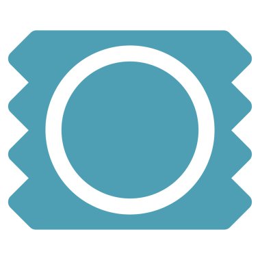 Prezervatif düz simgesi