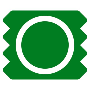 Prezervatif düz simgesi