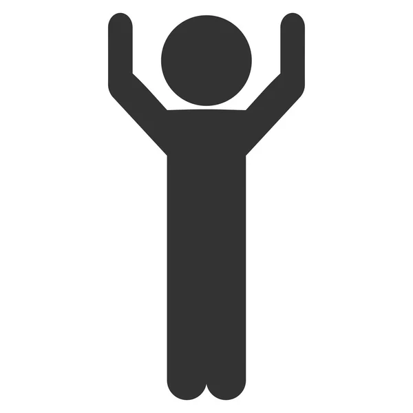 Kind handen omhoog pictogram — Stockvector
