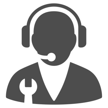 Destek Yöneticisi düz simgesi