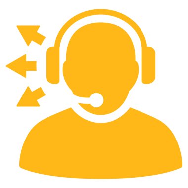 Operatör ileti düz simgesi