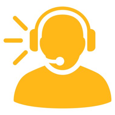 Operatör ileti düz simgesi