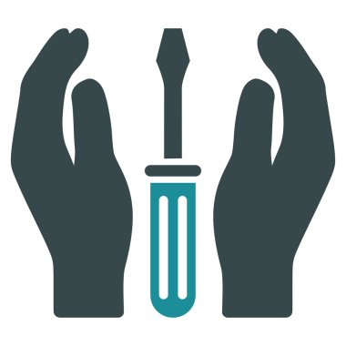 Hizmet düz simge ayarlama