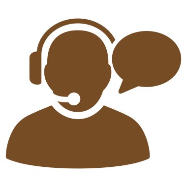 Operatör ileti düz simgesi